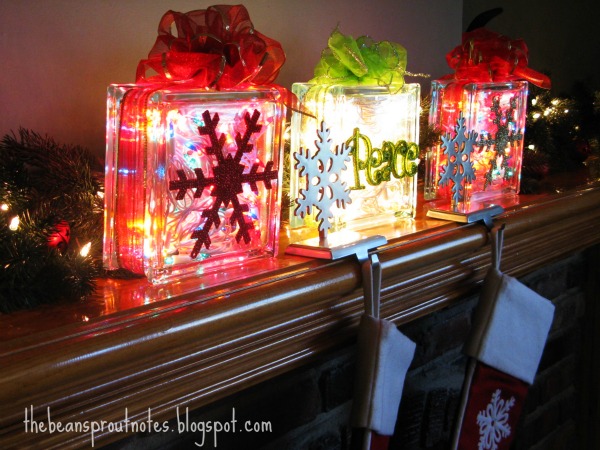 The Bean Sprout Notes: Glass Christmas Light Gift Boxes - 2012