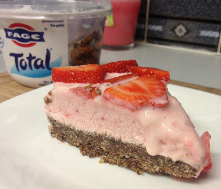Strawberry Greek Yoghurt Cheesecake TryTotal Dinner Stories
