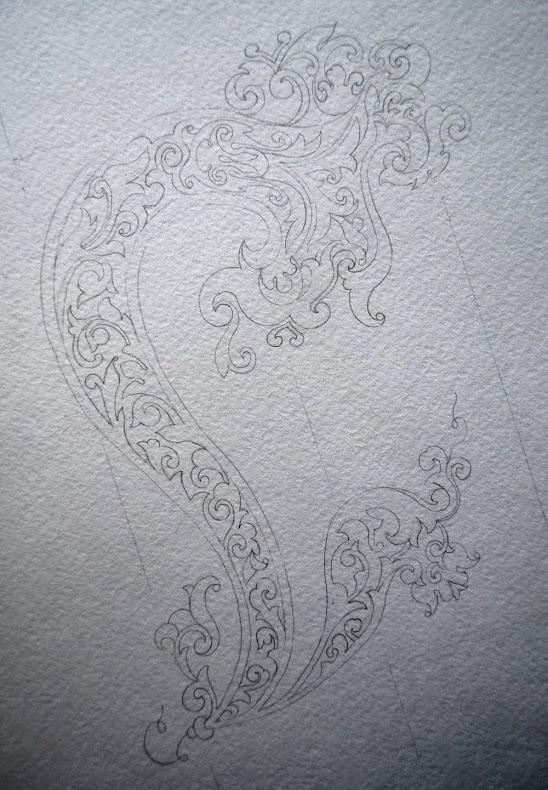 LETTER. OLD RUSSIAN STYLE. IN THE PROCESS