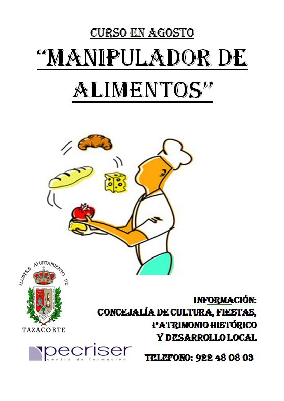curso manipulador de alimentos tenerife curso de manipulador de alimentos en tazacorte el blog curso manipulador de alimentos tenerife curso de manipulador de alimentos en tazacorte el blog