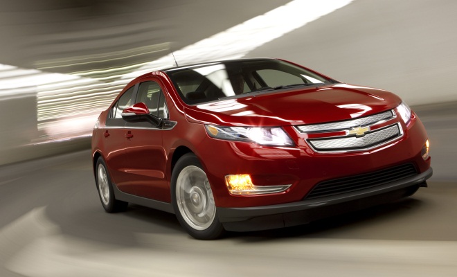Chevy Volt from the front