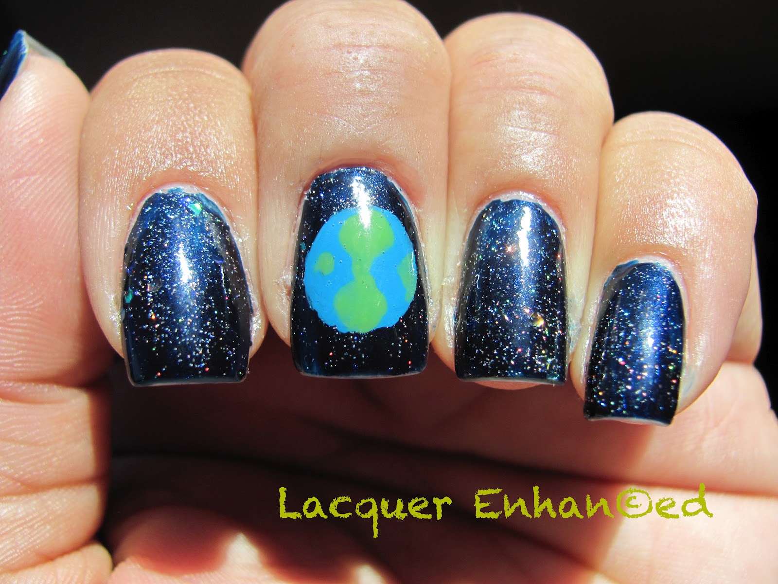 Lacquer Enhanced My Earth Day Nails!