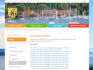 Website der Gemeinde Diessen am Ammersee