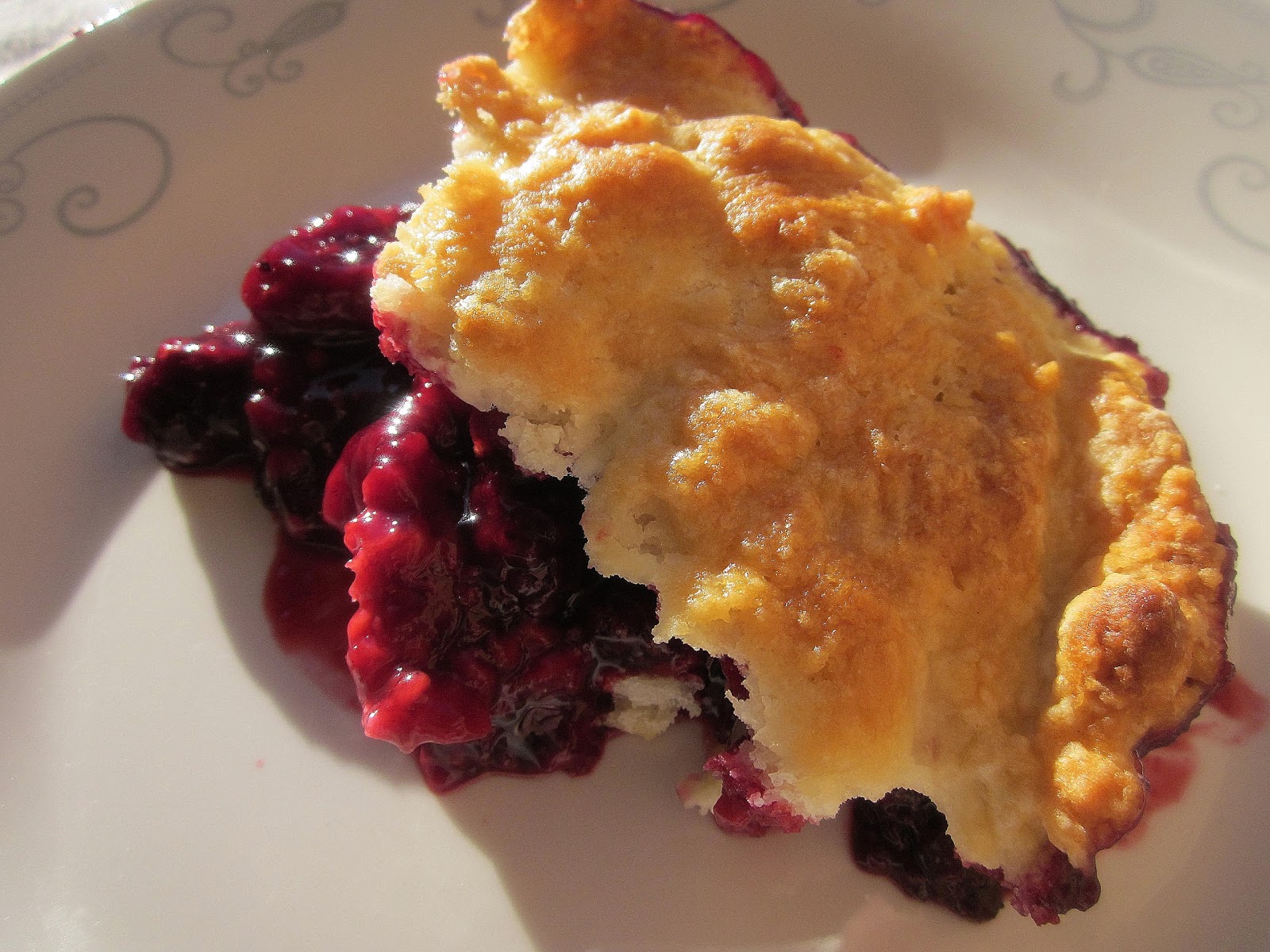 Dimples & Delights Blackberry Raspberry Cobbler