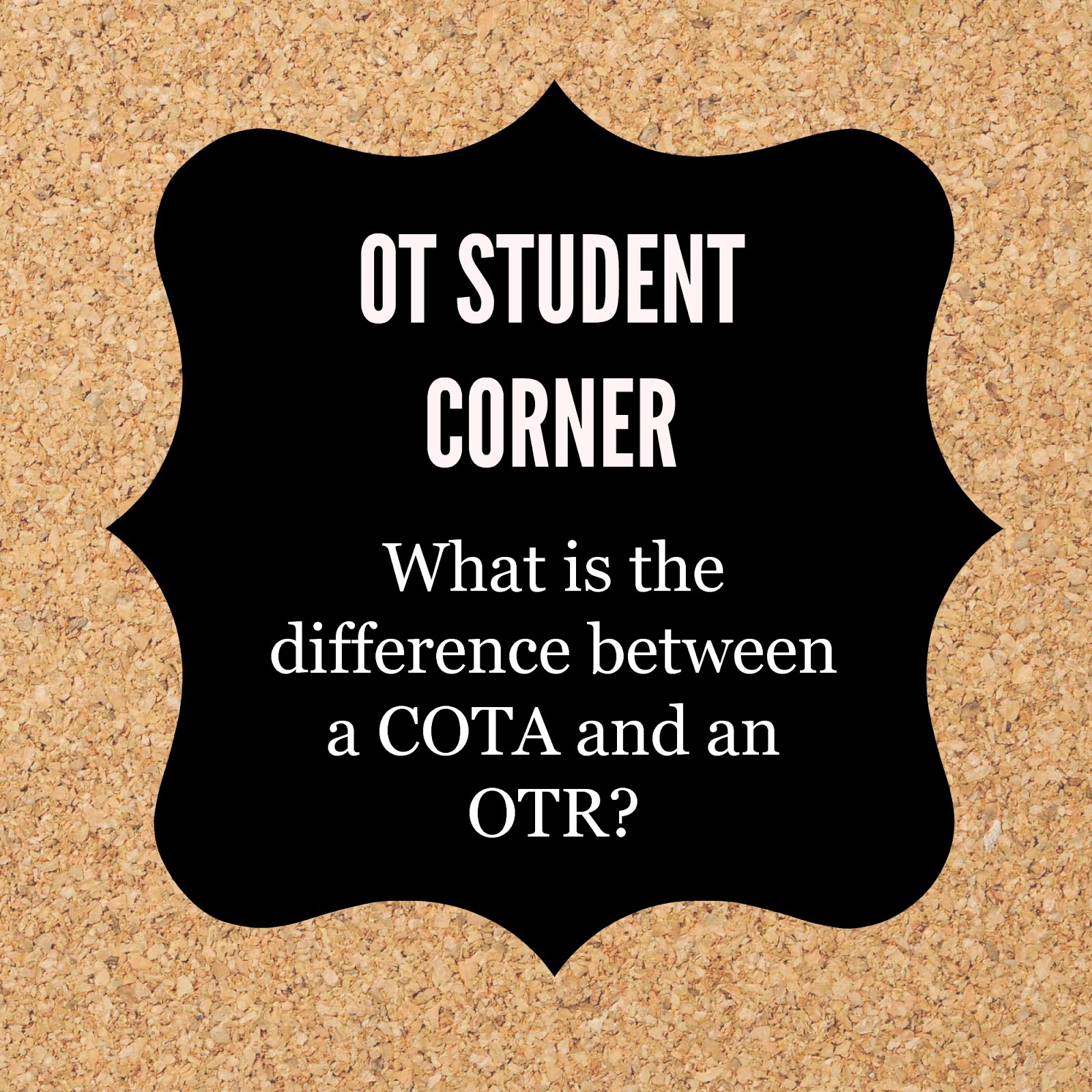 OT Cafe OT Student Corner The difference between COTA and OTR