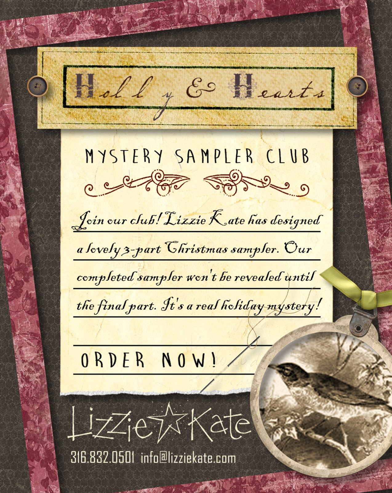 Lizzie*Kate Blog Mystery Sampler time!