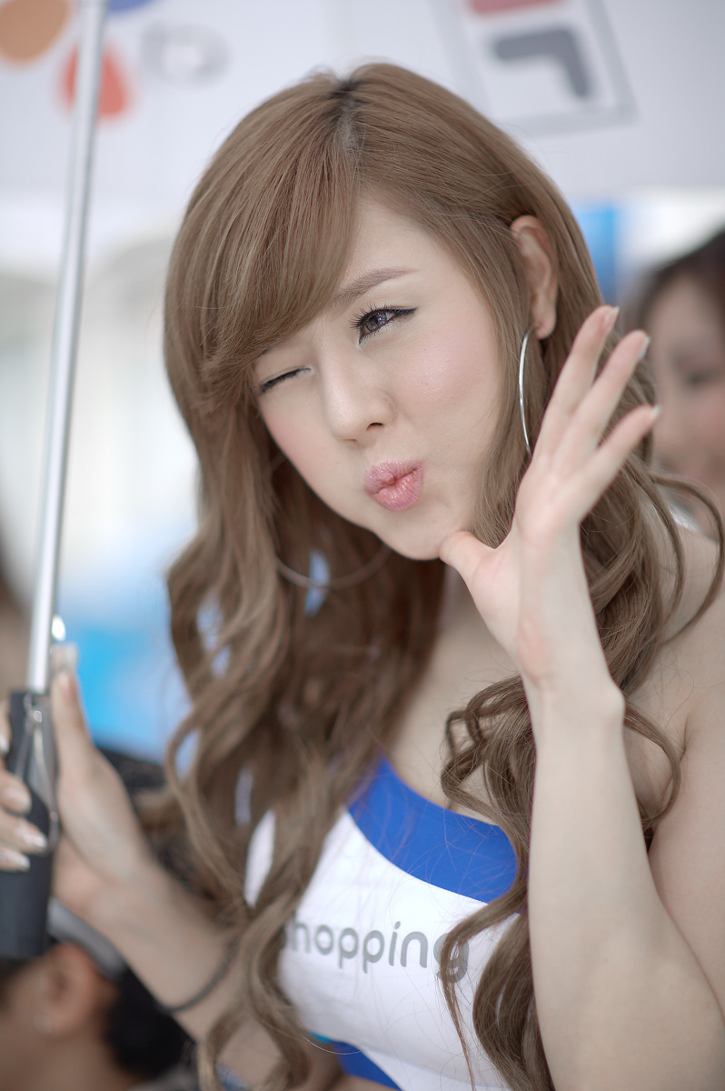 Asian Umbrella Girls Outside The Match