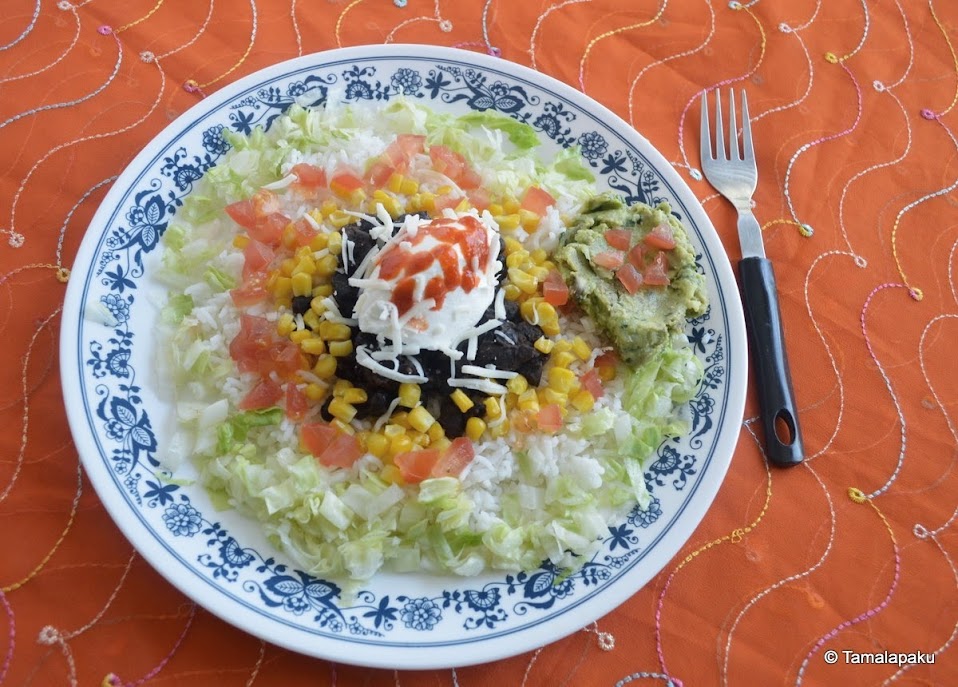 Veggie Bowl Of Chipotle Tamalapaku