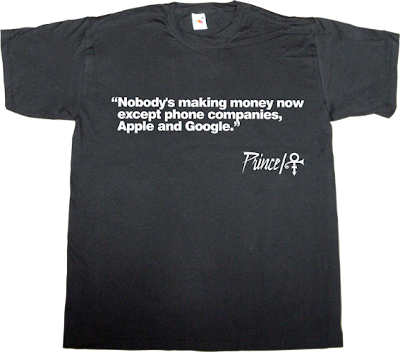 OARGOD obsolete prince apple google internet 2.0 music business evolution t-shirt ephemeral-t-shirts