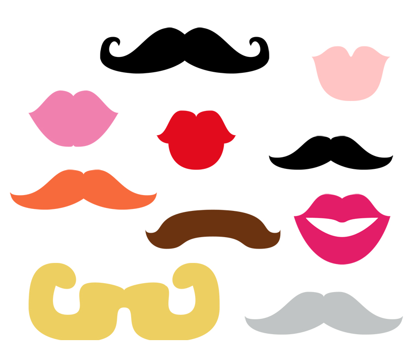 Slobbery image with photo booth props printable Resource image in photo booth props printable