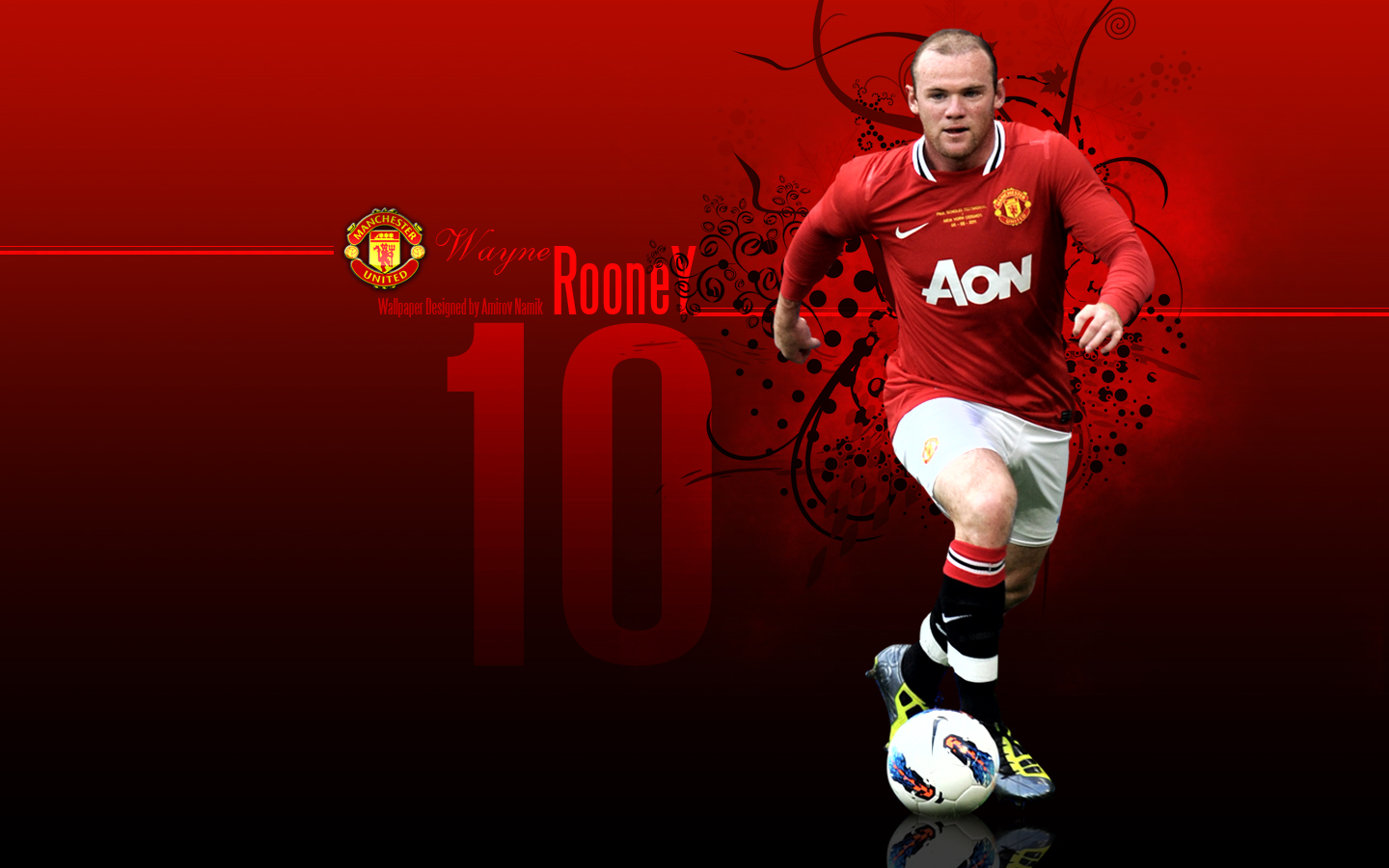 All About Celebrities Wayne Rooney Manchester United Wallpaper