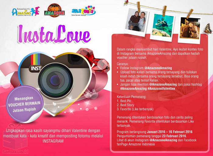 Kontes Foto Insta Love Berhadiah Voucher Amazone Jutaan Rupiah Kontes Foto Insta Love Berhadiah Voucher Amazone Jutaan Rupiah
