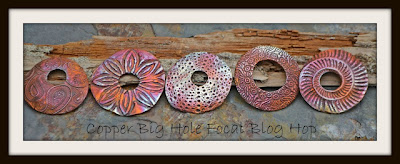 copper big hole copper focals by Kristi Bowman