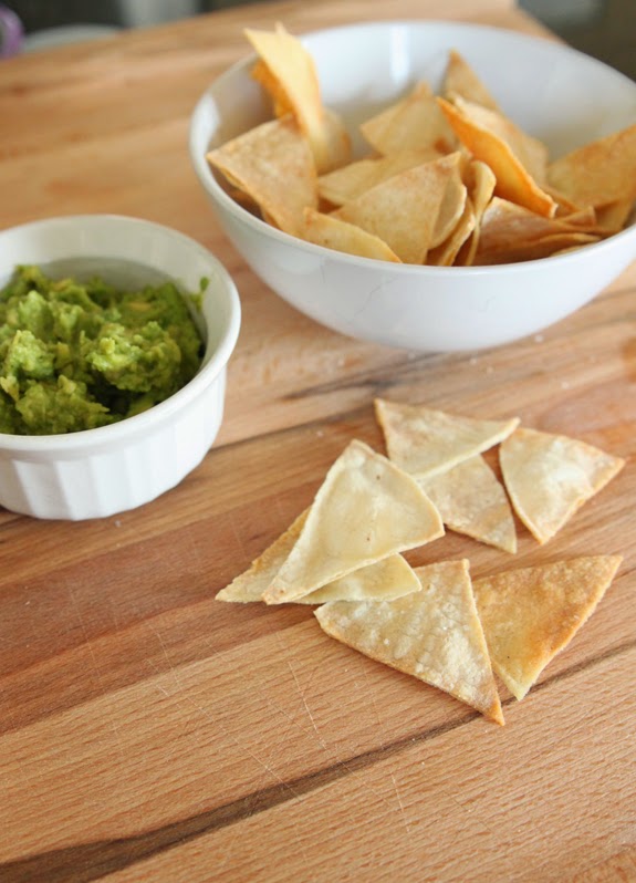 with an i.e. Make your own tortilla chips