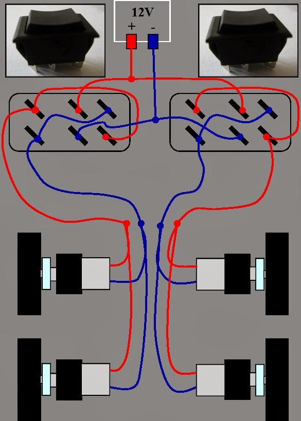 Roborace robot wiring connection