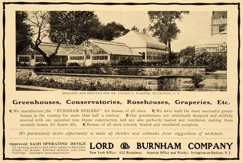 Old Long Island Lord & Burnham Advertisement 3