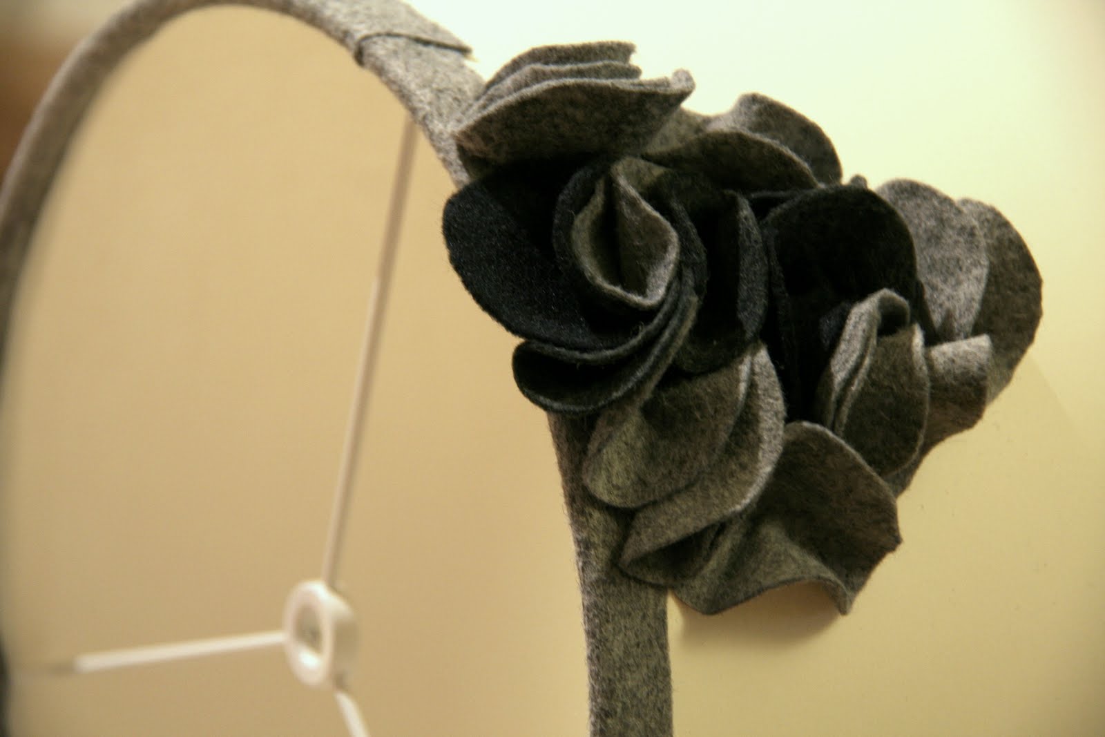 SwingNCocoa Felt Lampshade DIY