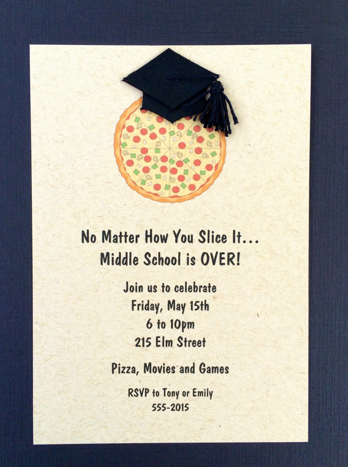 Jac o' lyn Murphy Graduation Pizza Party