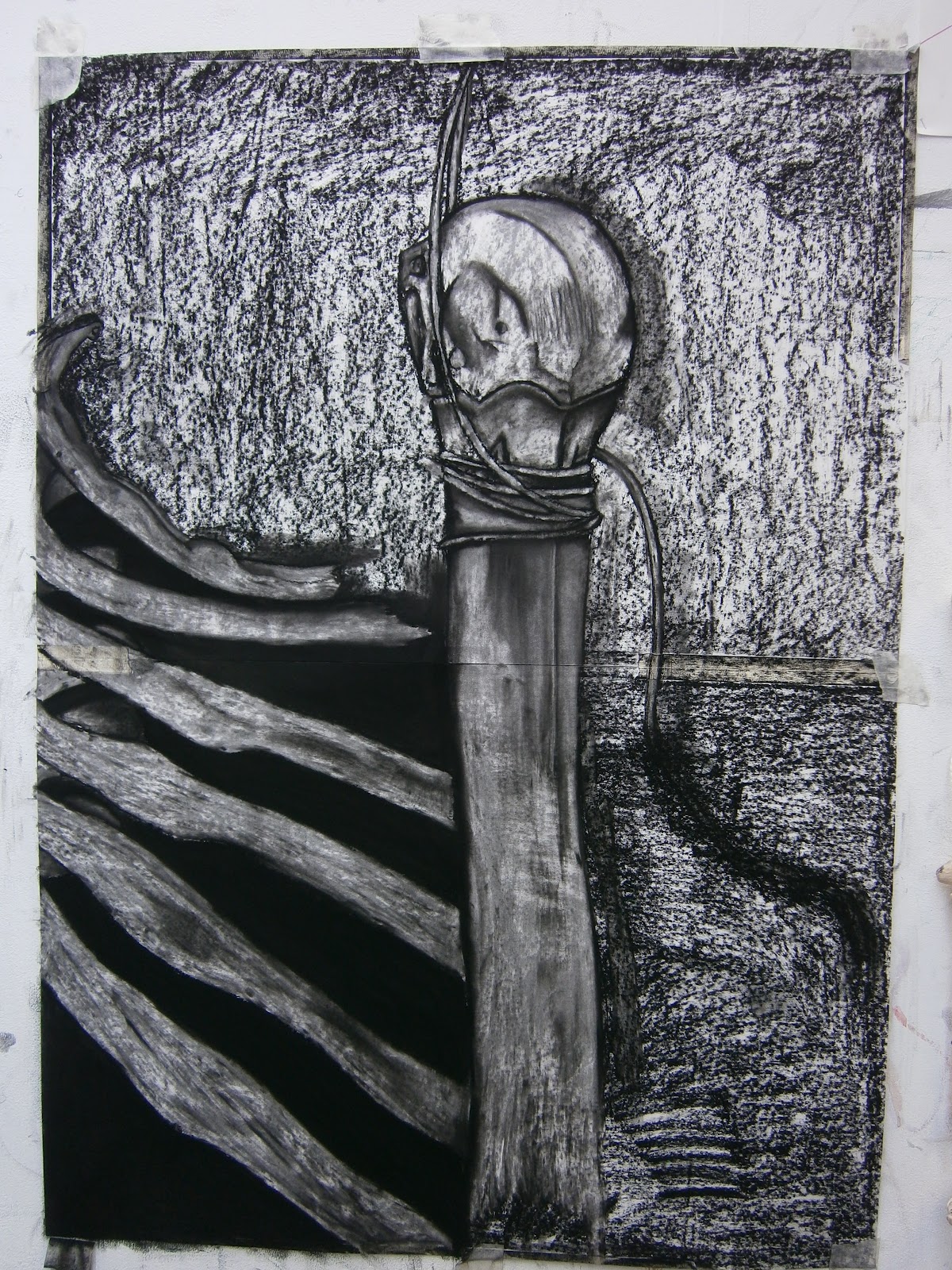 Drawing Techniques Charcoal and eraser