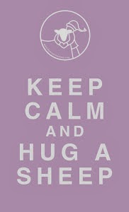 Keep Calm and Hug a Sheep