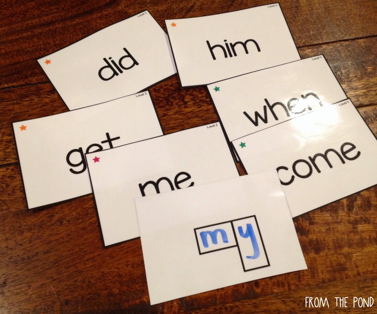 Sight Words Flip and Write From the Pond