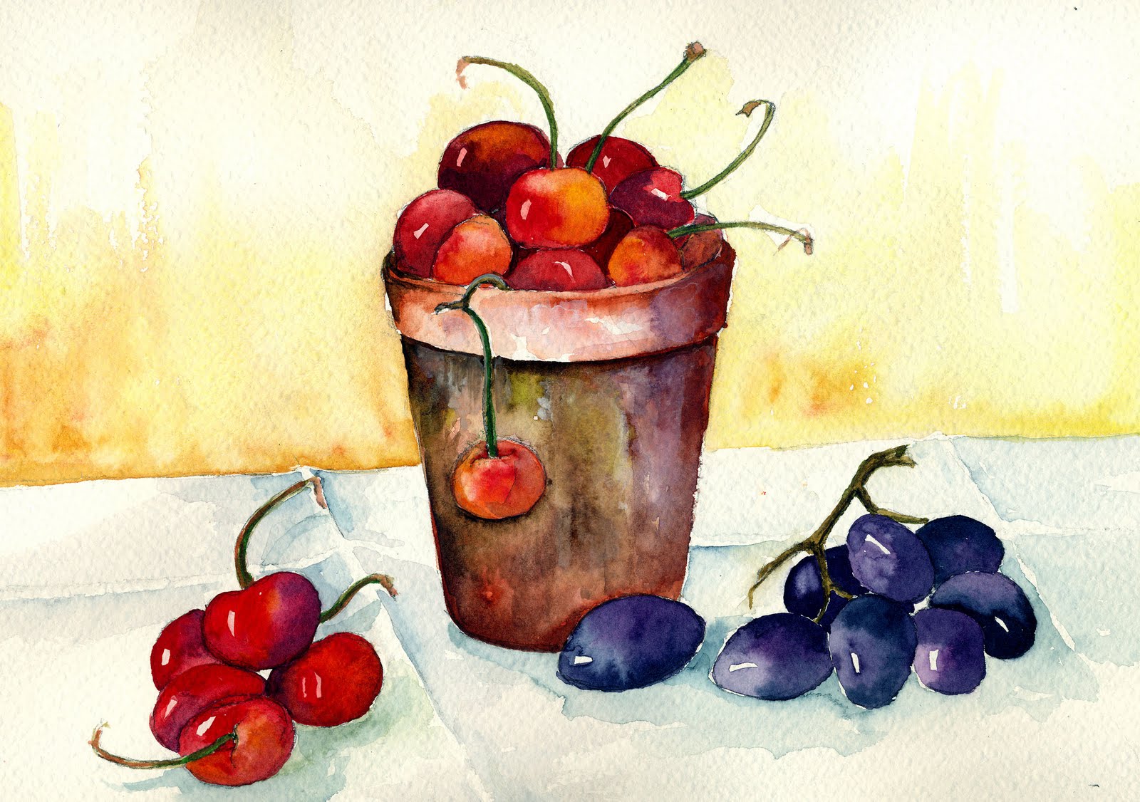 Cherries And Grapes