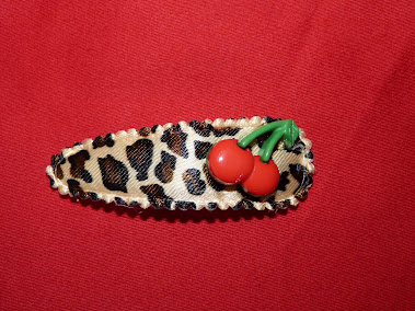 leopard cherry haircandy