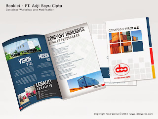 Desain Company Profile - Booklet - Container Workshop and Modification - PT Adi Bayu Cipta