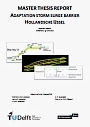 Cover Msc thesis Adaptation of the Hollandsche IJssel storm surge barrier