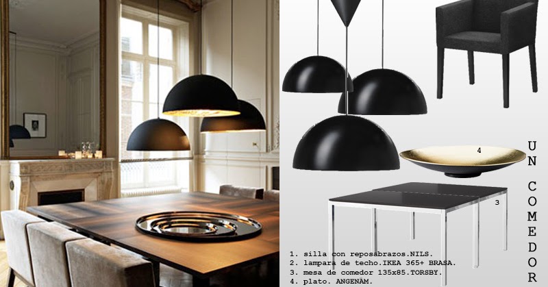 Walking.back.Home by Sandra: COMEDOR CON LAMPARAS COLGANTES - DINING