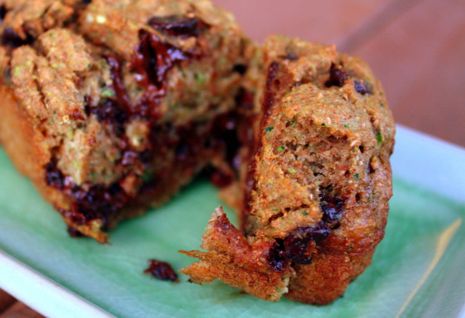 The Createry Shop DairyFree Zucchini Chocolate Chip Muffins (With No