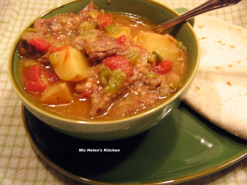 Slow Cooker Green Chili Stew