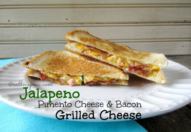 Jalapeno Pimento Grilled Cheese with Bacon