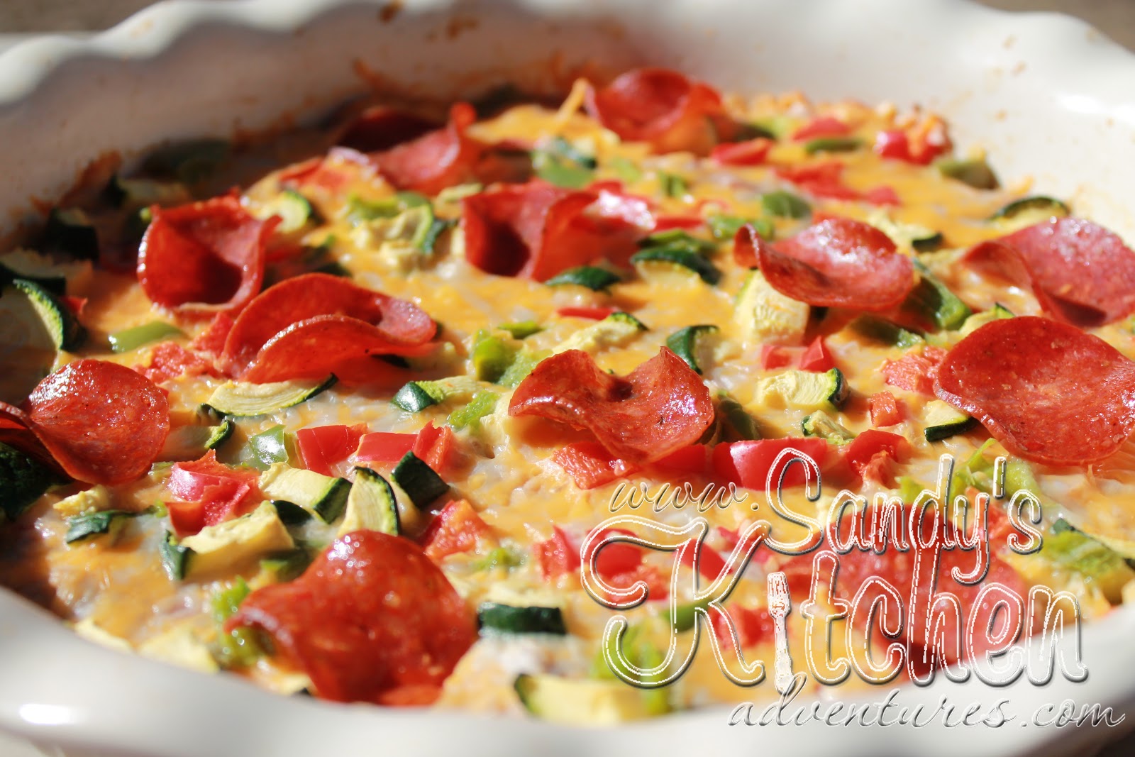 No Dough Meat Crust Pizza Sandy's Kitchen