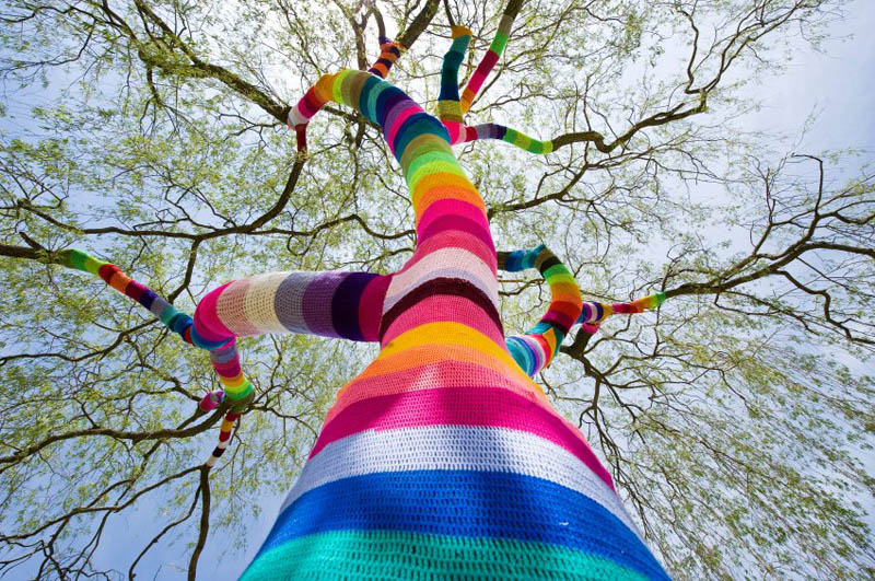 Robin Sparkles Blog Yarn Bombing Love it or loath it? Yarn Bomb Review