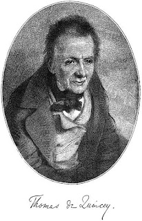 Drawing of Thomas de Quincey