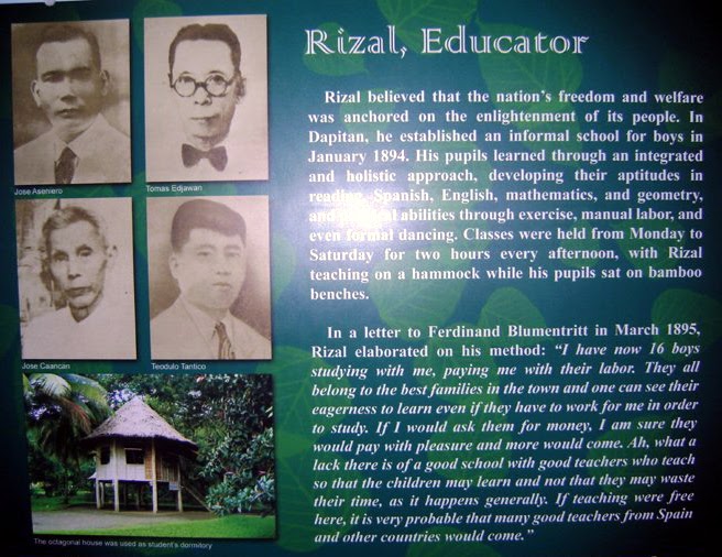The Life and Works of Rizal Rizal, Educator