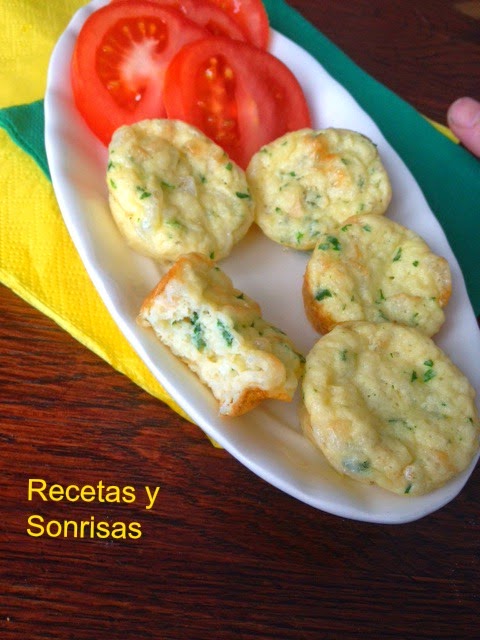 Mini Quiches De Bacalao
