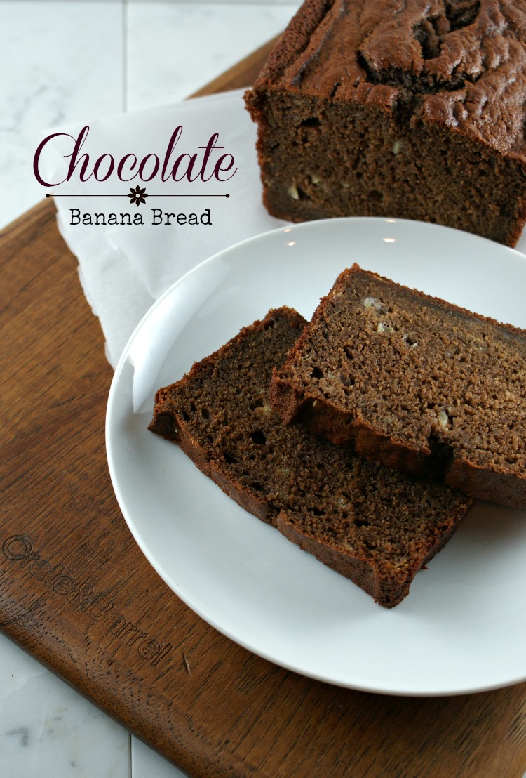 Authentic Suburban Gourmet Chocolate Banana Bread