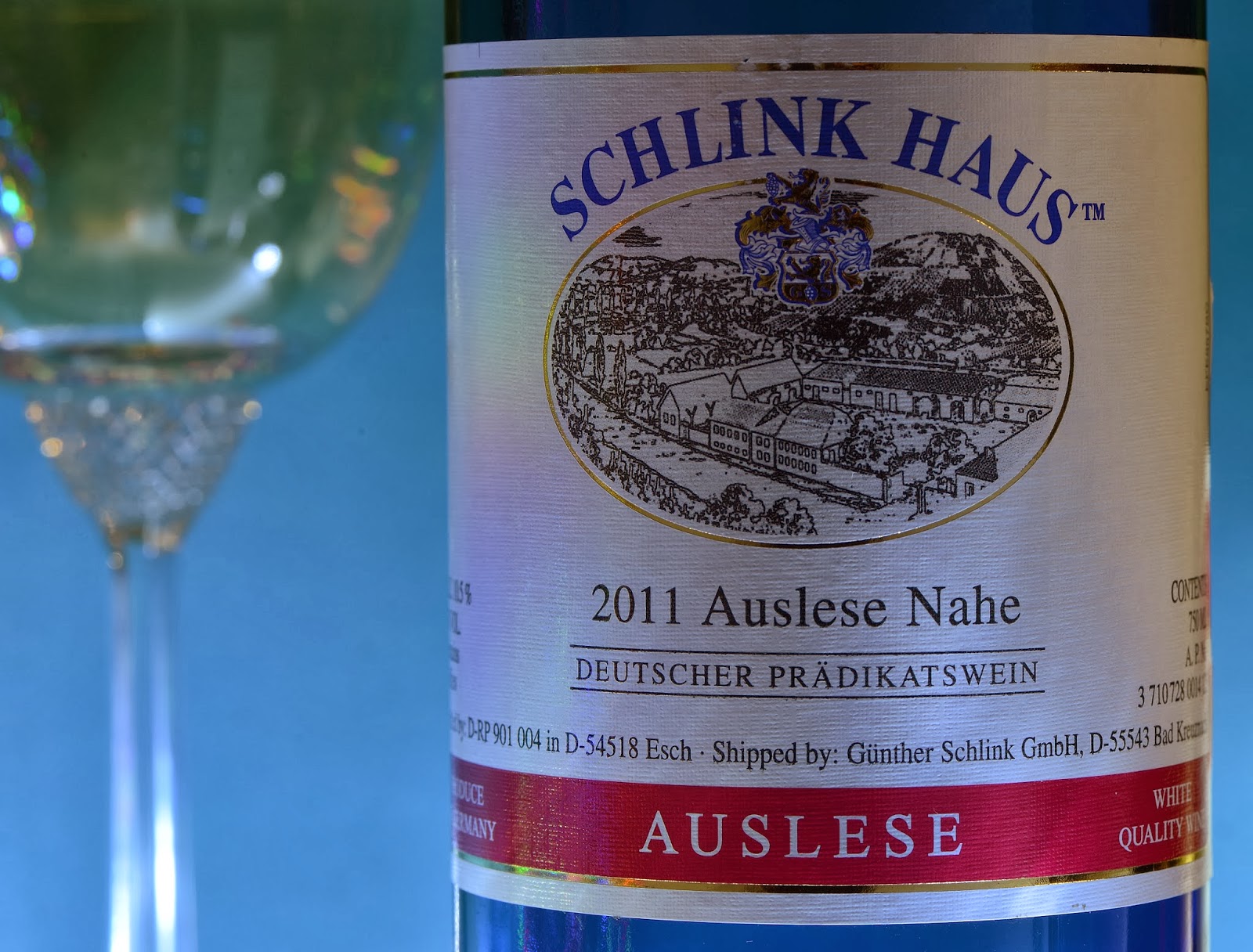 New Hampshire Wineman Schlink Haus Auslese 2011 White Wine (Germany)