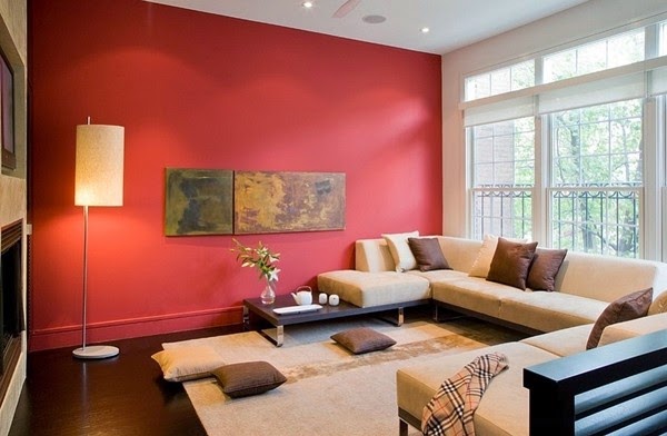 Trang trí nội thất phòng khách đẹp đón noel với gam màu đỏ ấn tượng