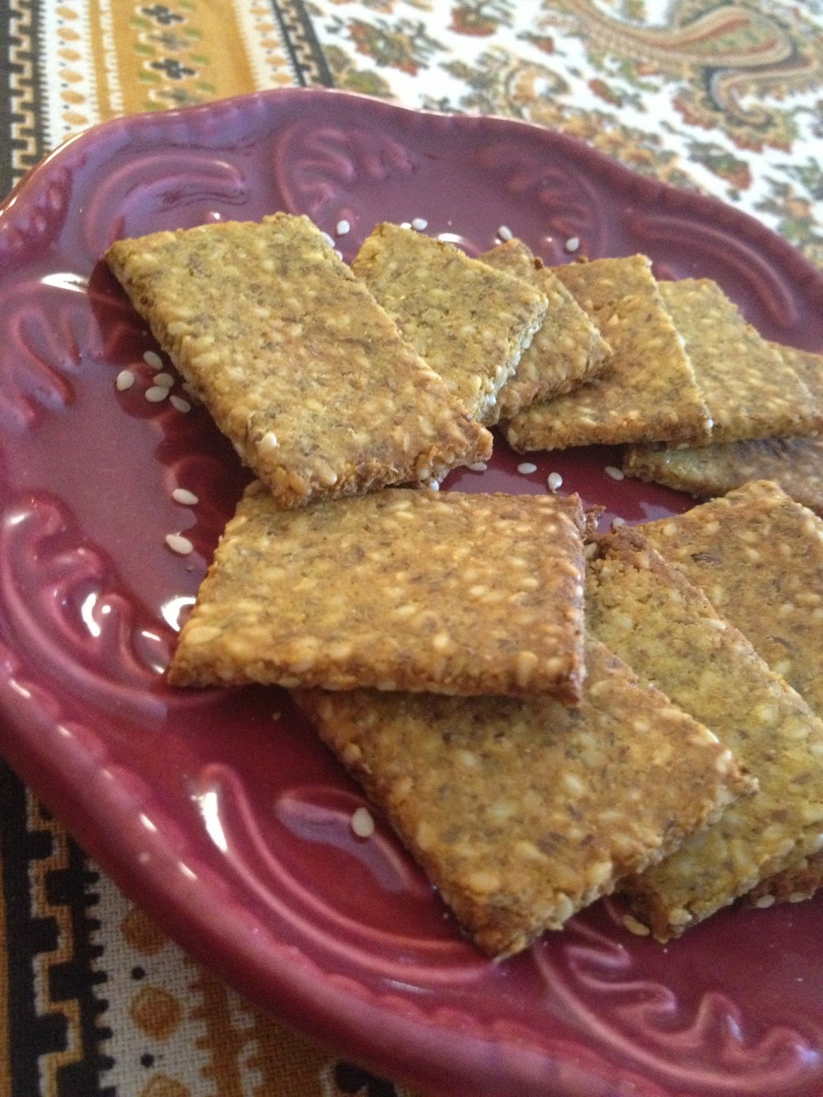 Linda C's Kitchen Table Thai Sesame Crackers