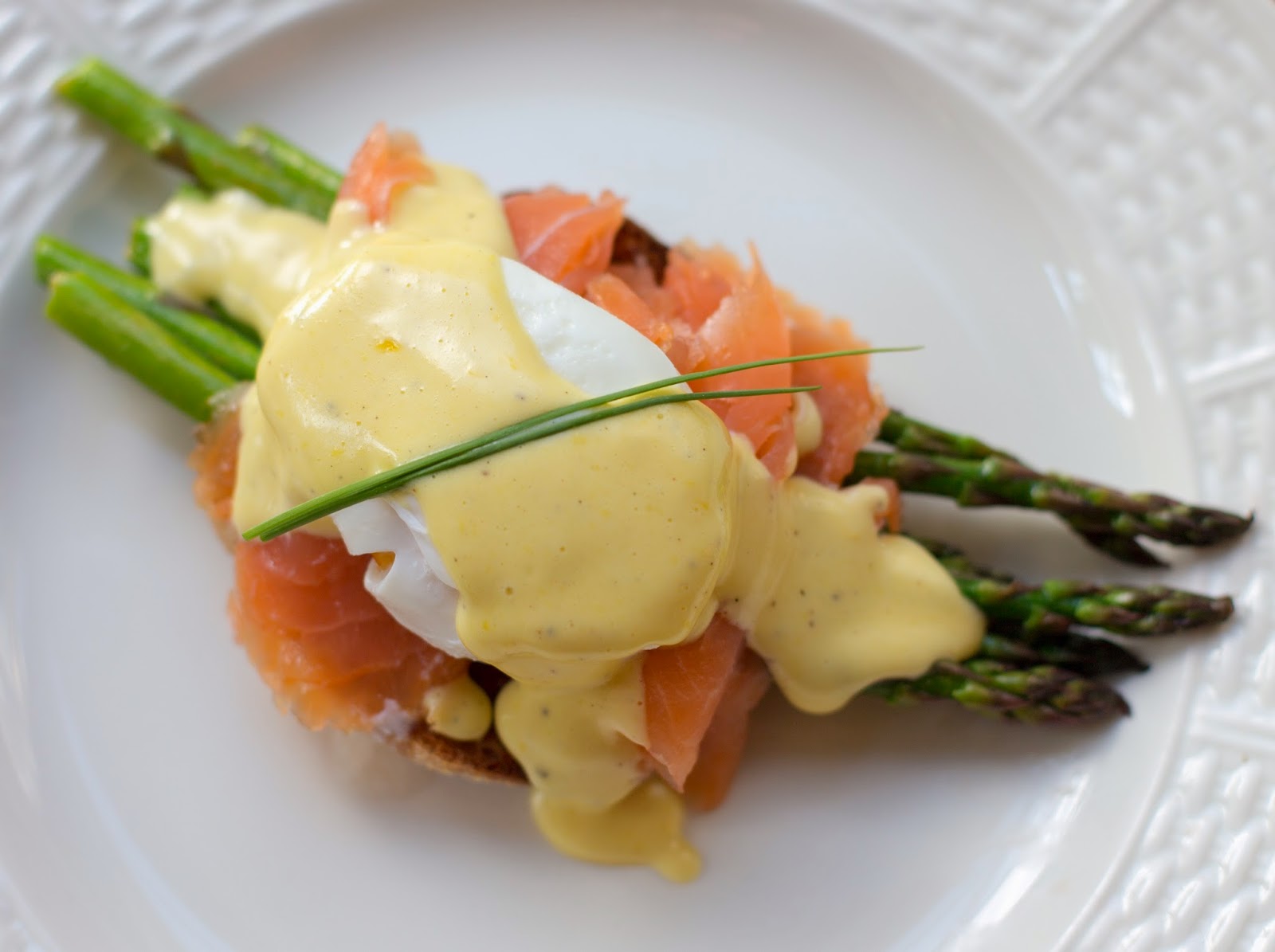 Straight to the Hips, Baby Smoked Salmon & Asparagus Eggs Benedict