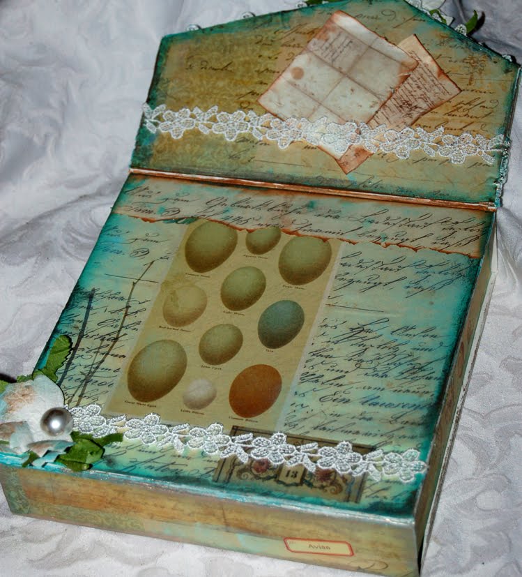 : From Napkin box to Correspondence box: Designed for calico crafts