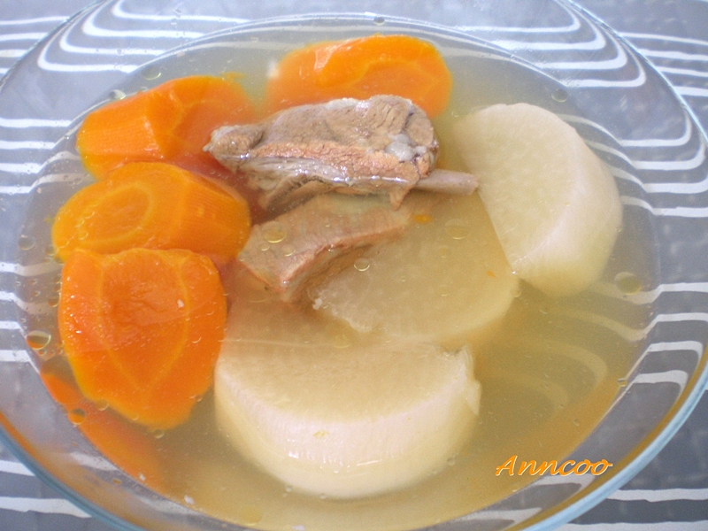 Radish and Carrots Soup Anncoo Journal