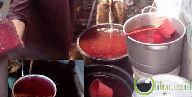 Air merah di Lenteng Agung Air merah di Lenteng Agung
