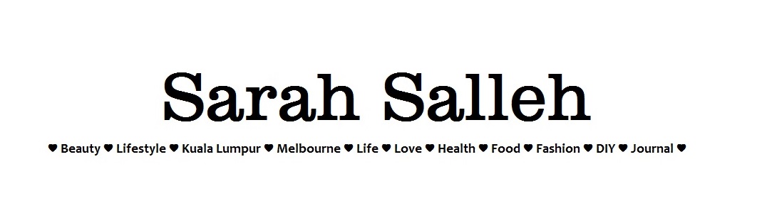                                                Sarah Salleh's Blog