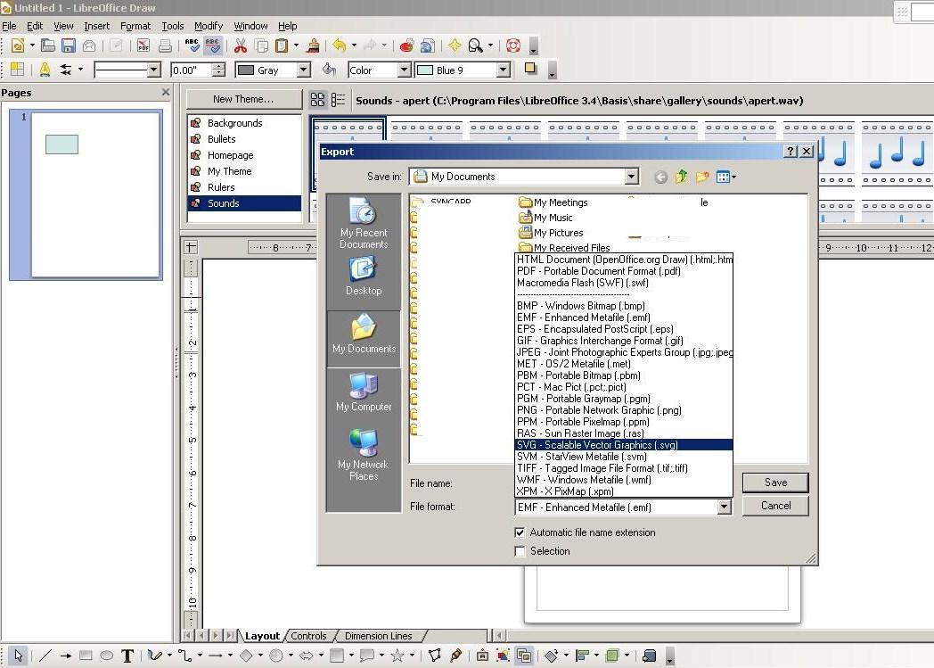 Libreoffice Windows Visio