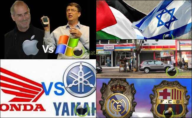 7 Persaingan dan Perseteruan yang paling Abadi di Dunia 7 Persaingan dan Perseteruan yang paling Abadi di Dunia
