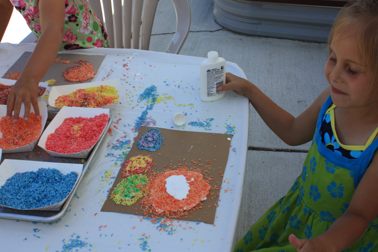 Let Kids Create: Rice Art